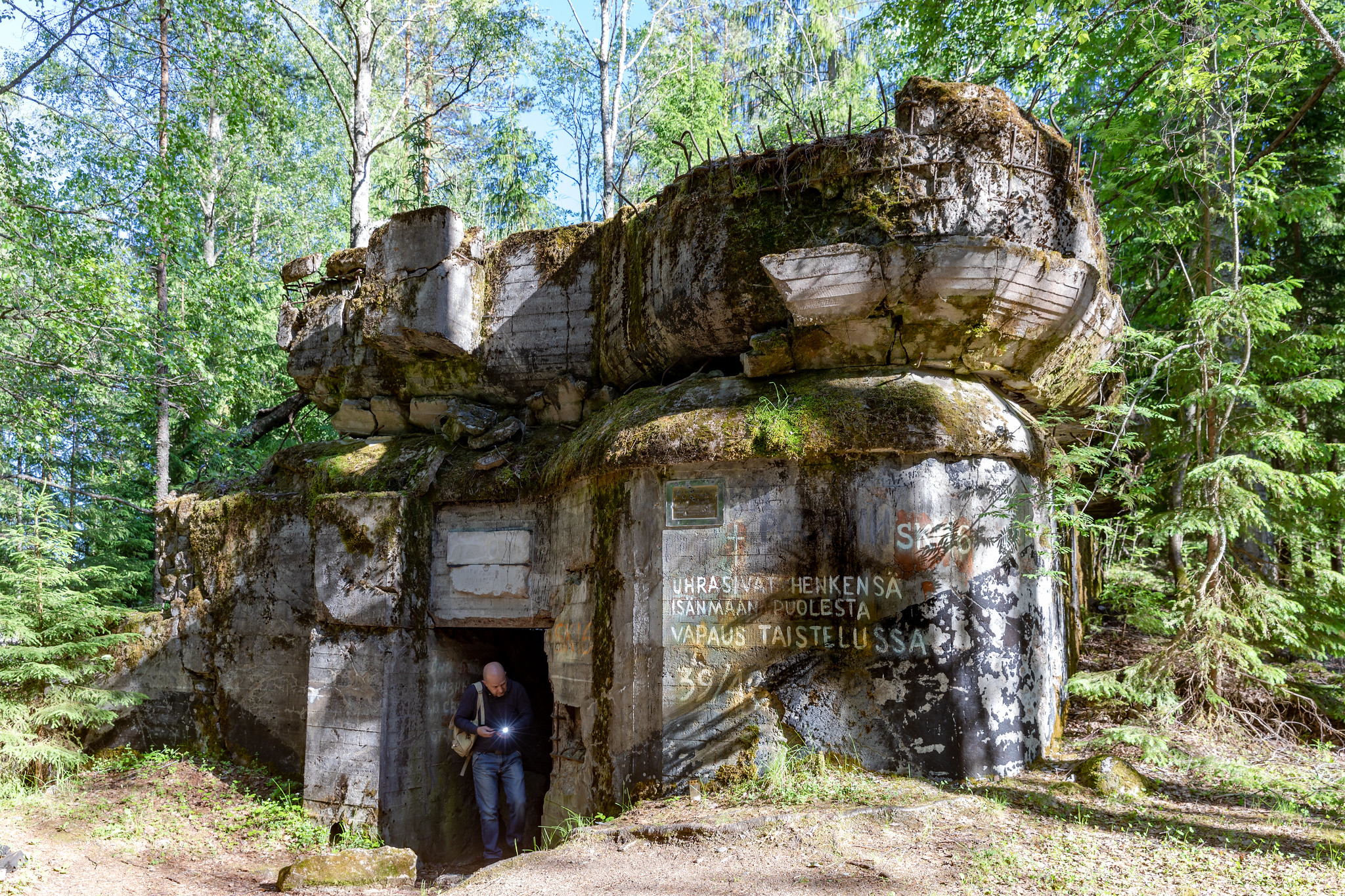 Линия Маннергейма, Summankylä SK 16 bunker) (Photo license: CC BY 2.0)